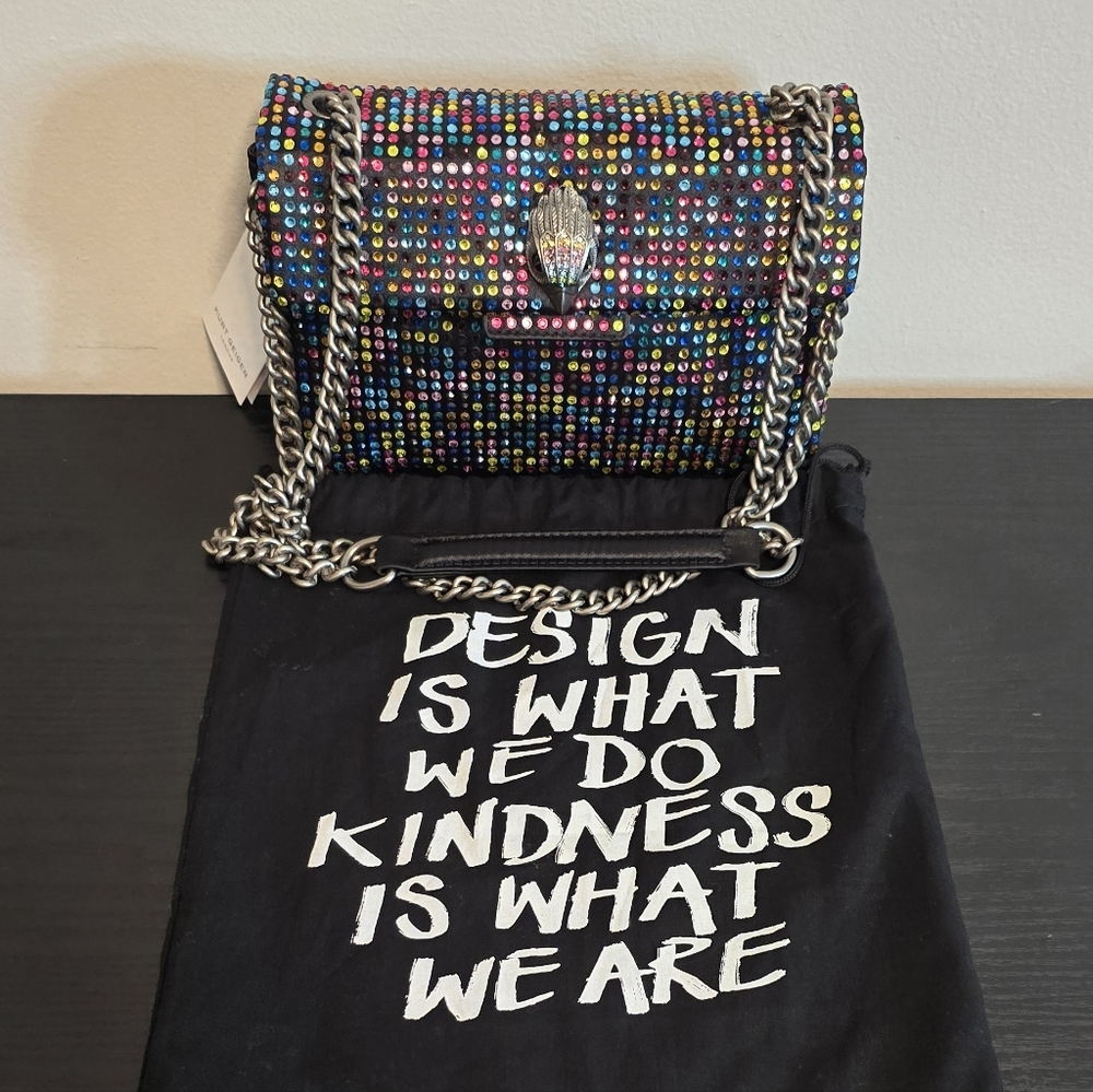 Kurt Geiger Crystal Embellished Handbag